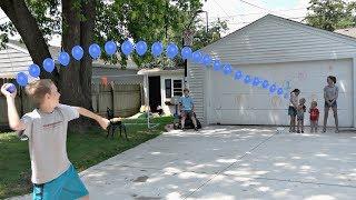 Water Balloon Throwing Challenge! | That's Amazing