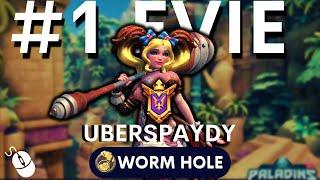 Best Evie in The WORLD 520 lvl Uberspaydy (Grand Master) Paladins Evie Competitive