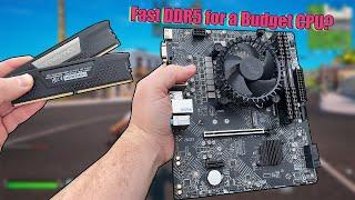 DDR4 vs DDR5 RAM with a budget CPU - Does it improve gaming performance?