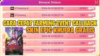 CARA CEPAT BIKIN AKUN UNTUK FARMING EVENT CALLBACK EPIC KHUFRA TANPA DOWNLOAD DATA ULANG