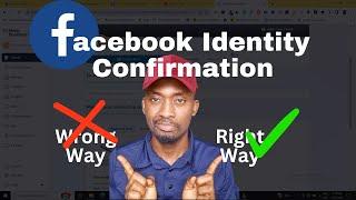 Facebook Identity Confirmation 2024 UPDATED | How To Confirm Identity On Facebook 2024 The Right Way