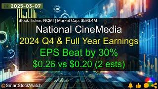 National CineMedia (NCMI|$590.4M) - 2024 Q4 & Full Year Earnings Analysis