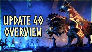 ESO Update 40 Overview - Grand Master Crafting Station, Jewelry Crafting Rebalance, Endless Archive