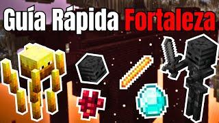 Cómo encontrar una FORTALEZA DEL NETHER y conseguir todo el loot FÁCIL y RÁPIDO