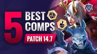 5 BEST Comps in TFT Patch 14.7B | Set 11 Teamfight Tactics Guide