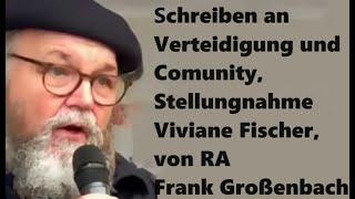 Stellungnahme Viviane Fischer, von RA Frank Großenbach