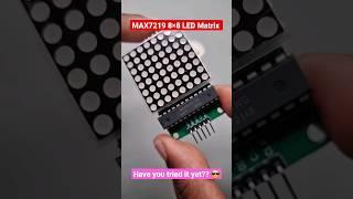 MAX7219 8x8 LED Matrix: A Closer Look #shorts #diy #arduino #electronic #arduinoproject #howto