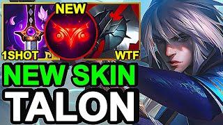 Wild Rift China Talon Mid - New OP Skin One Shot Burst Talon Build Runes - Challenger Rank Gameplay