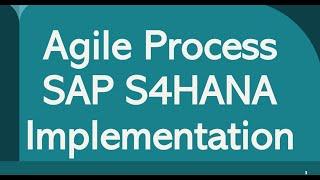 agile process in sap | agile methodology in sap | project management in sap | scrum process in sap