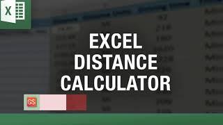 Excel Distance Calculator - How to calculate Driving Distance Directly into Excel