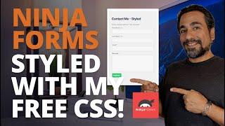 STYLE NINJA FORMS Quickly with MY CSS. No CSS experience needed.