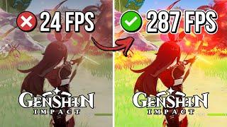  GENSHIN IMPACT: HOW TO BOOST FPS AND FIX FPS DROPS / STUTTER  | Low-End PC ️