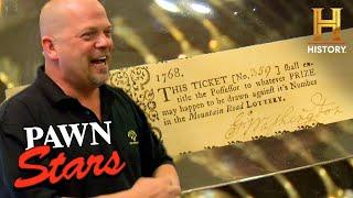 Pawn Stars: THOUSANDS for George Washington Signed Lottery Ticket (Season 2)