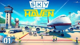 Sky Haven ️ #01 ️ Airport Tycoon  angezockt | lets Play  deutsch | 2024