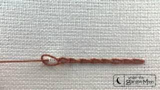 Chain Stitch Tutorial by Amy McClellan