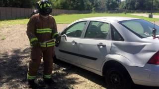 Easiest way to gain access to any vehicle using a Halligan Tool.