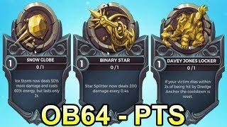 ALL 34 NEW OB64 Legendary Cards (Level 1) - Paladins PTS