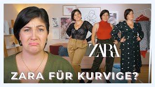 ZARA UND GRÖßE 40 / 42 , DAS PASST NIEMALS?! | LIVE Reaktion und ehrlicher Test | #kleinundkurvig