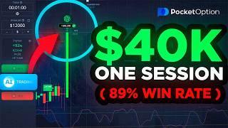 $50 TO $40,000 WITH AI TRADING BOT ON POCKET OPTION | POCKET OPTION BOT | BINARY OPTION STRATEGY