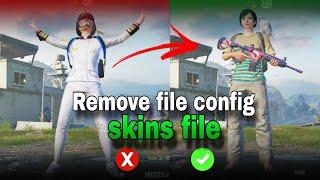 How To Remove Skins File or config in PUBG MOBILE OR BGMI ALL VERSION