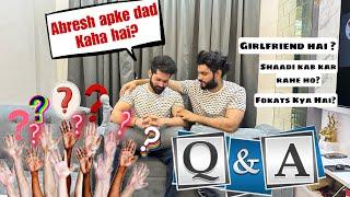 Abresh Ke Daddy Zinda Hai? | Q & A Vlog | Question and answer vlog | Fokats | Abresh & Zeeshan