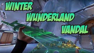 WINTER WONDERLAND VANDAL SKIN GAMEPLAY - VALORANT WINTER WUNDERLAND SKINS