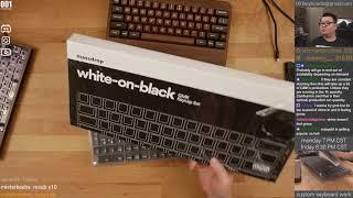 Unboxing: GMK White on Black Keycap Set