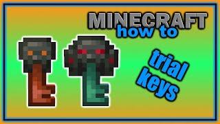How to Get and Use a Trial Key and Ominous Trial Key! (1.21+) | Easy Minecraft Tutorial