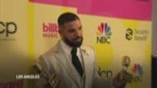 Drake, The Weeknd, Megan Fox pose at Billboards