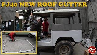 Quick Tip -  Build and install new FJ40 Roof Gutter - Riveting Stuff!