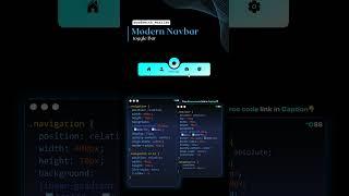 Modern Navbar#css #coding #navbar #Website #frontenddeveloper #modernwebdesign