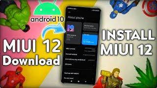 Redmi Note 9 Pro Max MIUI 12 India Stable Update [OFFICIAL ] | Android version 10 install