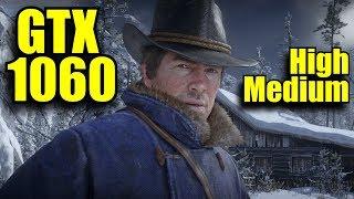 Red Dead Redemption 2 GTX 1060 6GB OC & Ryzen 5 3600 | 1080p High - Medium | FRAME-RATE TEST