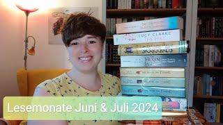 Lesemonate Juni & Juli 2024 | Gelesene und gehörte Bücher