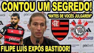 FILIPE LUIS DESABAFOU E EXPÔS BASTIDOR! “ANTES DE VOCÊS JULGAREM ENTENDAM” COLETIVA MENGÃO PÓS JOGO!