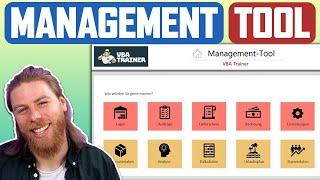 Management-Tool (Navigation, Auftragsübersicht, Dashboard, Urlaubsplanung) | Excel VBA