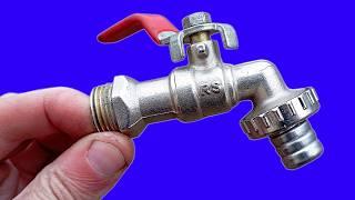 PLUMBERS ARE SHOCKED! WHAT I MADE FROM A BALL VALVE!