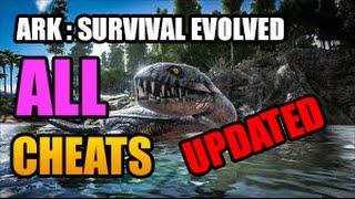 ALL Ark: Survival Evolved CHEATS | GOD, FLY, FORCETAME, ITEMS, TELEPORT AND MORE!