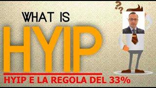 HYIP E LA REGOLA DEL 33%