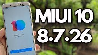 MIUI 10 8.7.26 Redmi Note 5 PRO and Other Xiaomi Phones