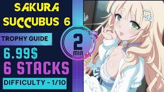 Sakura Succubus 6 Trophy Guide - EASY to Platinum in 2 minutes!