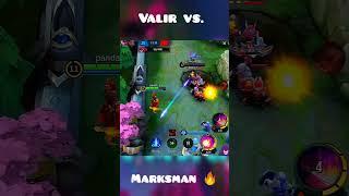 Valir Vs. 2 Marksman  #mlbb #shorts