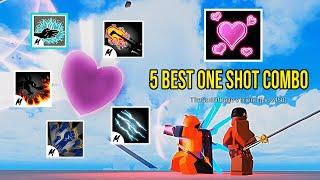 5 Best One Shot Combo For Love Rework | Blox Fruits