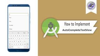 How to Implement Auto Complete TextView in Android Studio | AutoCompleteTextView | Android Coding