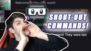 How to Make Twitch Shout-Out Commands! Streamlabs Chatbot/Cloudbot Step-By-Step