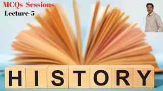 HISTORY MCQs || LECTURE-5 || LECTURER CADRE HISTORY || MASTER CADRE SOCIAL STUDIES