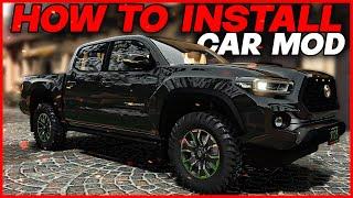 How To Install Car Mods in GTA V / GTA 5 *2023* EASY METHOD!! ADD-ON Car Mod (TOYOTA TACOMA 2023)