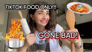 ALMOST BURNT MY KITCHEN TRYING TO COOK VIRAL TIKTOK RECIPES!!