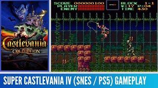 Super Castlevania IV (SNES / PS5 Gameplay) Castlevania Anniversary Collection