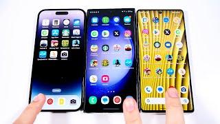 iPhone 14 Pro Max vs Galaxy S23 Ultra vs Pixel 7 Pro Months Later